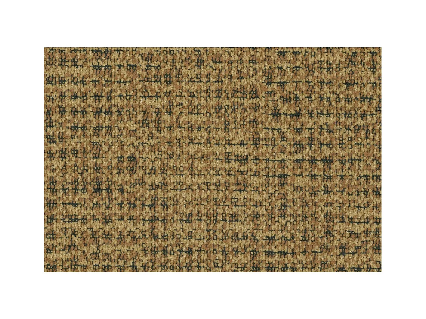 Méridienne modulable et convertible - Tissu tweed - Jaune