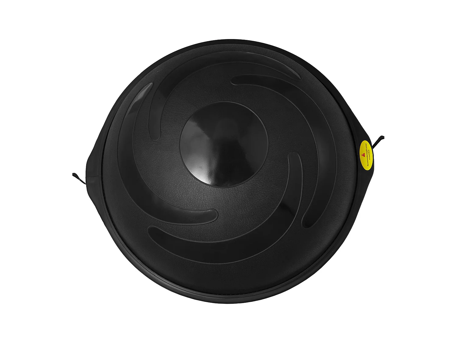 Ballons d'Exercice SucceBuy, Demi-Ballon d'Exercice d'Entraînement, 66 cm, Capacité de 680 kg, avec Bandes de Résistance et Pompe à Pied, Noir