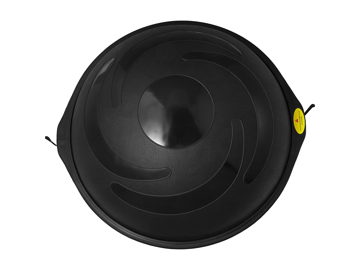 Ballons d'Exercice SucceBuy, Demi-Ballon d'Exercice d'Entraînement, 66 cm, Capacité de 680 kg, avec Bandes de Résistance et Pompe à Pied, Noir