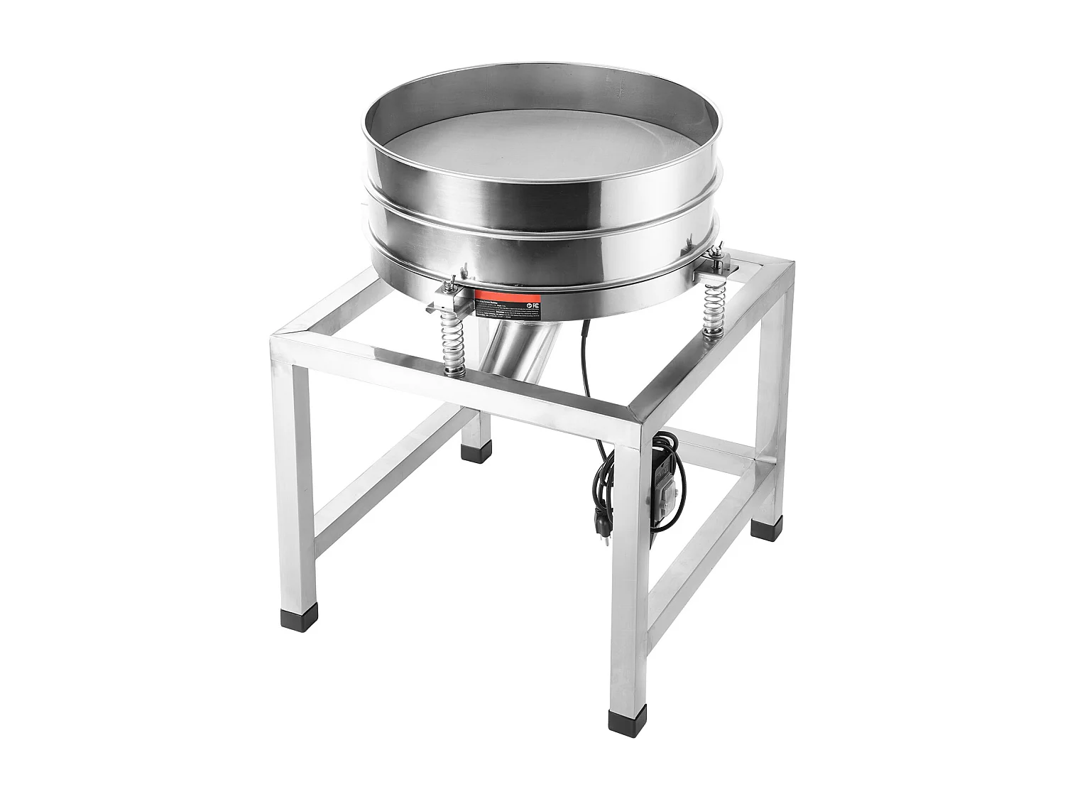 Tamis à Farine SucceBuy Machine de Tamisage Vibrante Électrique, Équipée d'un Tamiseur Automatique à Mailles 40 + 100