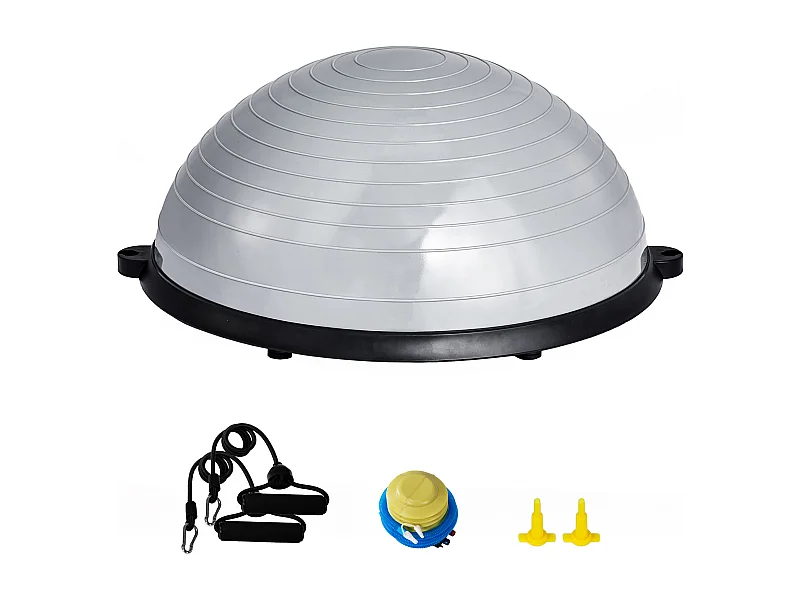 Palloncini per Esercizi SucceBuy, Palla di Equilibrio, 58 cm, Capacità di 300 kg, Grigio