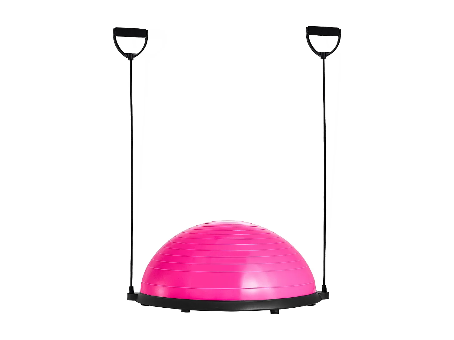 Ballons d'Exercice SucceBuy, Half Exercise Ball Trainer, 58 cm, Capacité de 300 kg, Rose