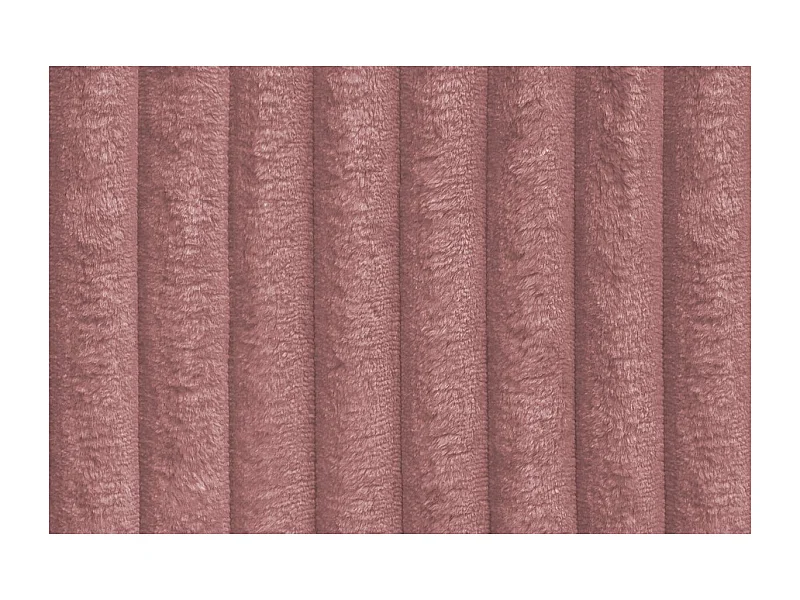 Méridienne modulable et convertible - Velours côtelé XL - Rose