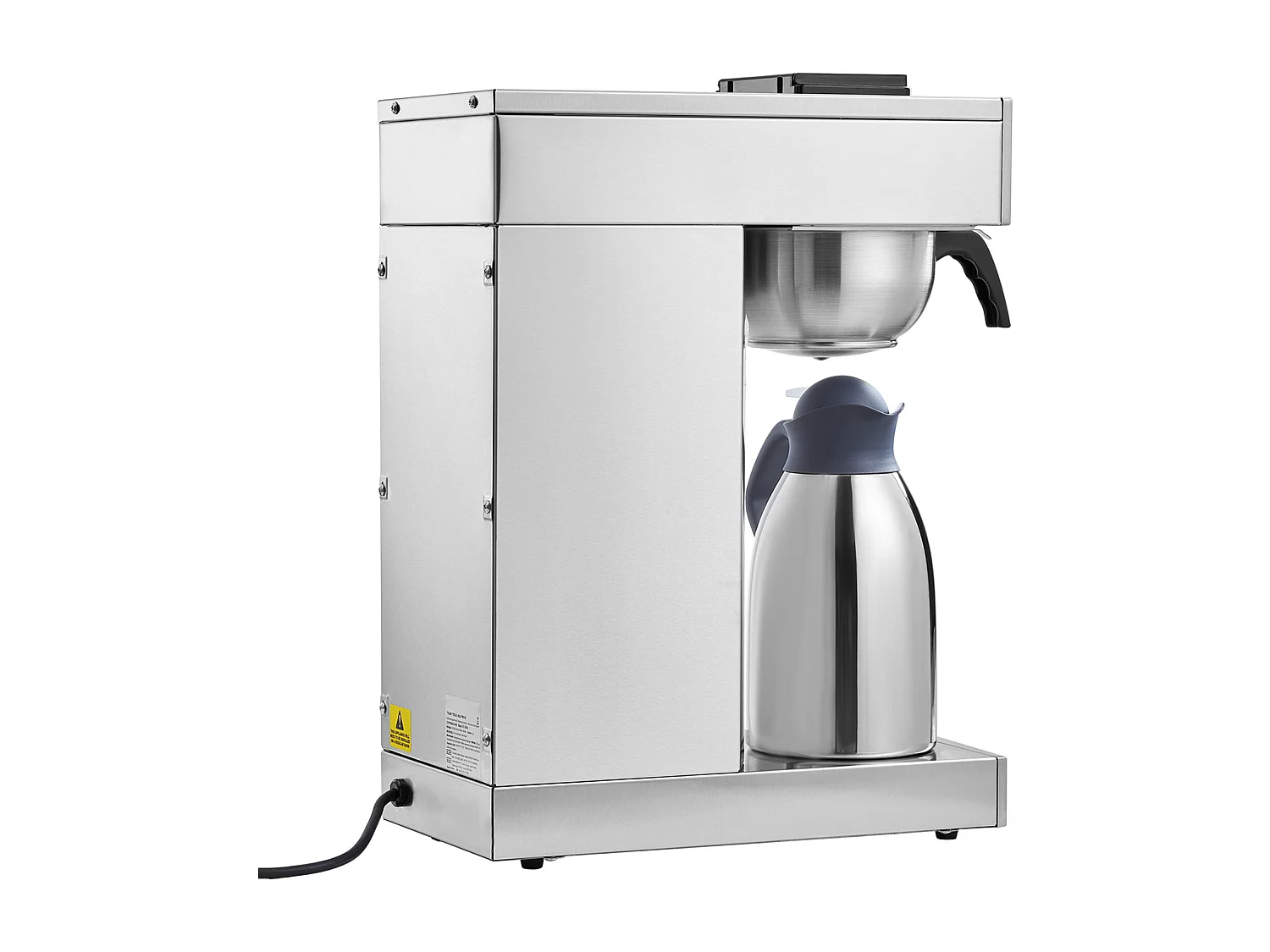 Cafetière à Filtre SucceBuy Commerciale 12 Tasses, Carafe Thermique pour Restaurant, Bureau