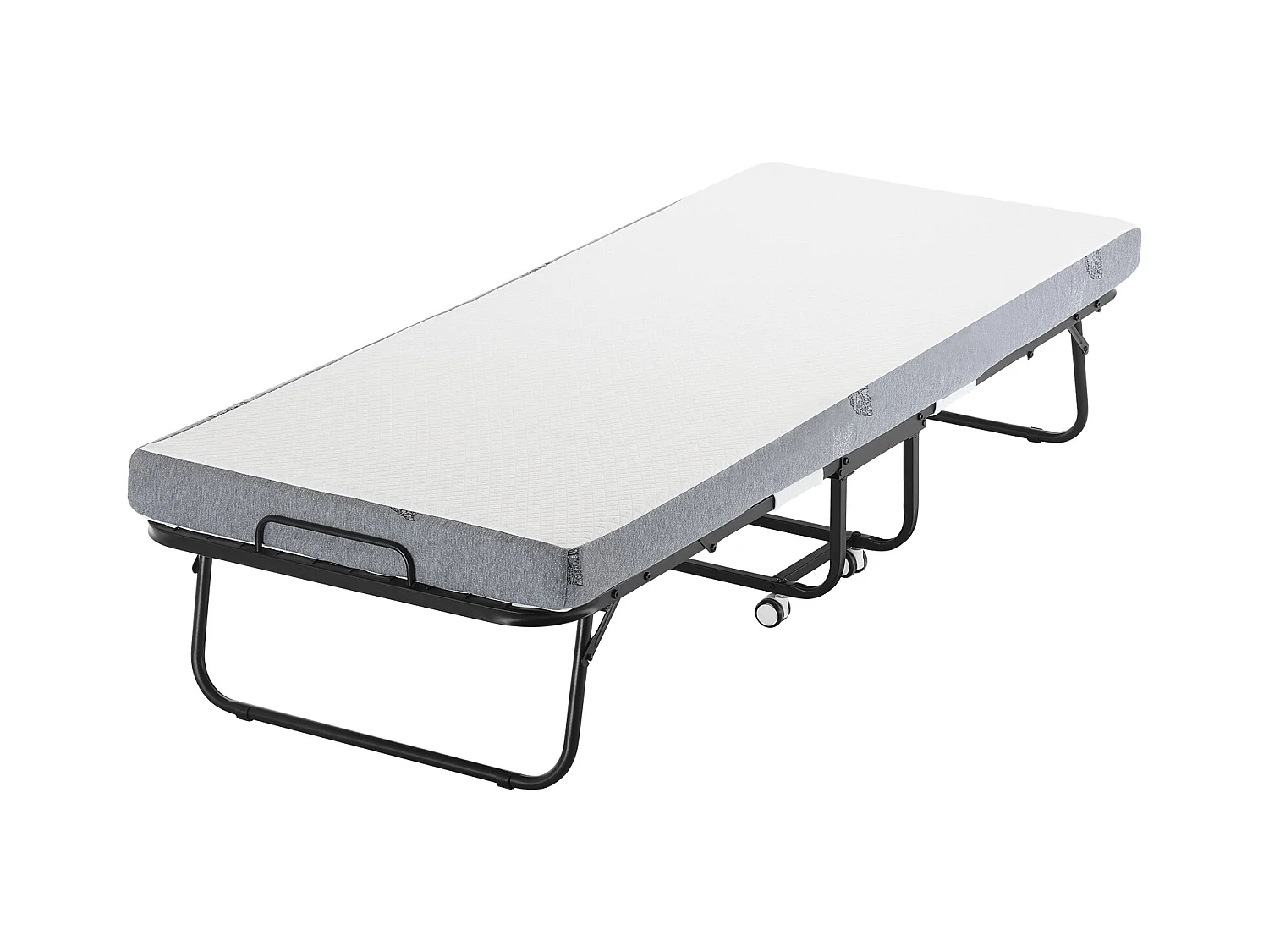 Lit d'Appoint SucceBuy, Lit Pliant avec Matelas en Mousse de 10 cm pour Adultes et Invités