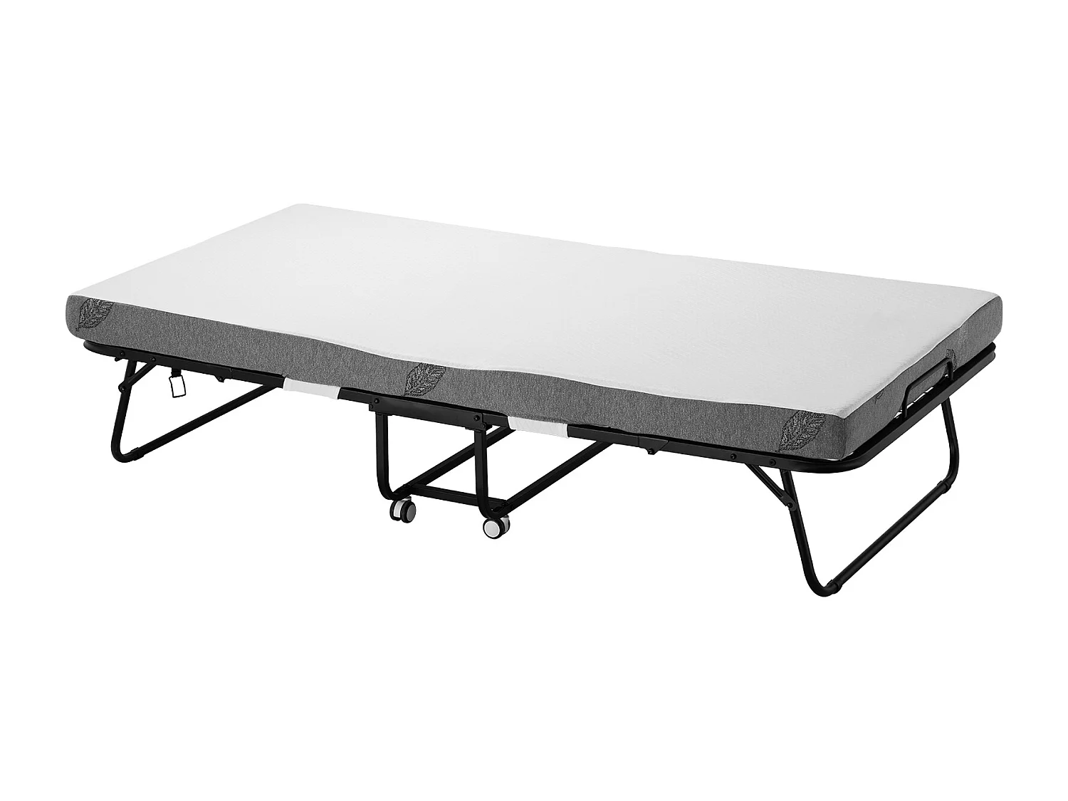 Lit d'Appoint double SucceBuy, Lit Pliant avec Matelas en Mousse de 10 cm pour Les Invités