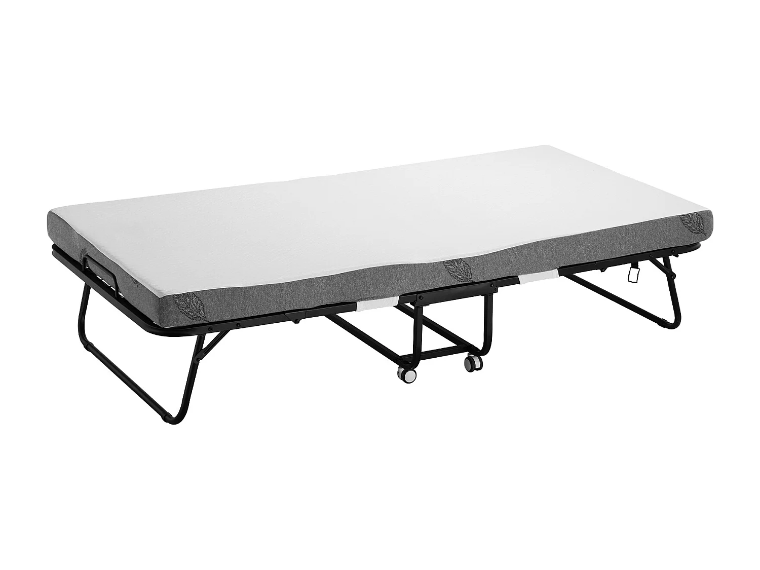 Lit d'Appoint double SucceBuy, Lit Pliant avec Matelas en Mousse de 10 cm pour Les Invités