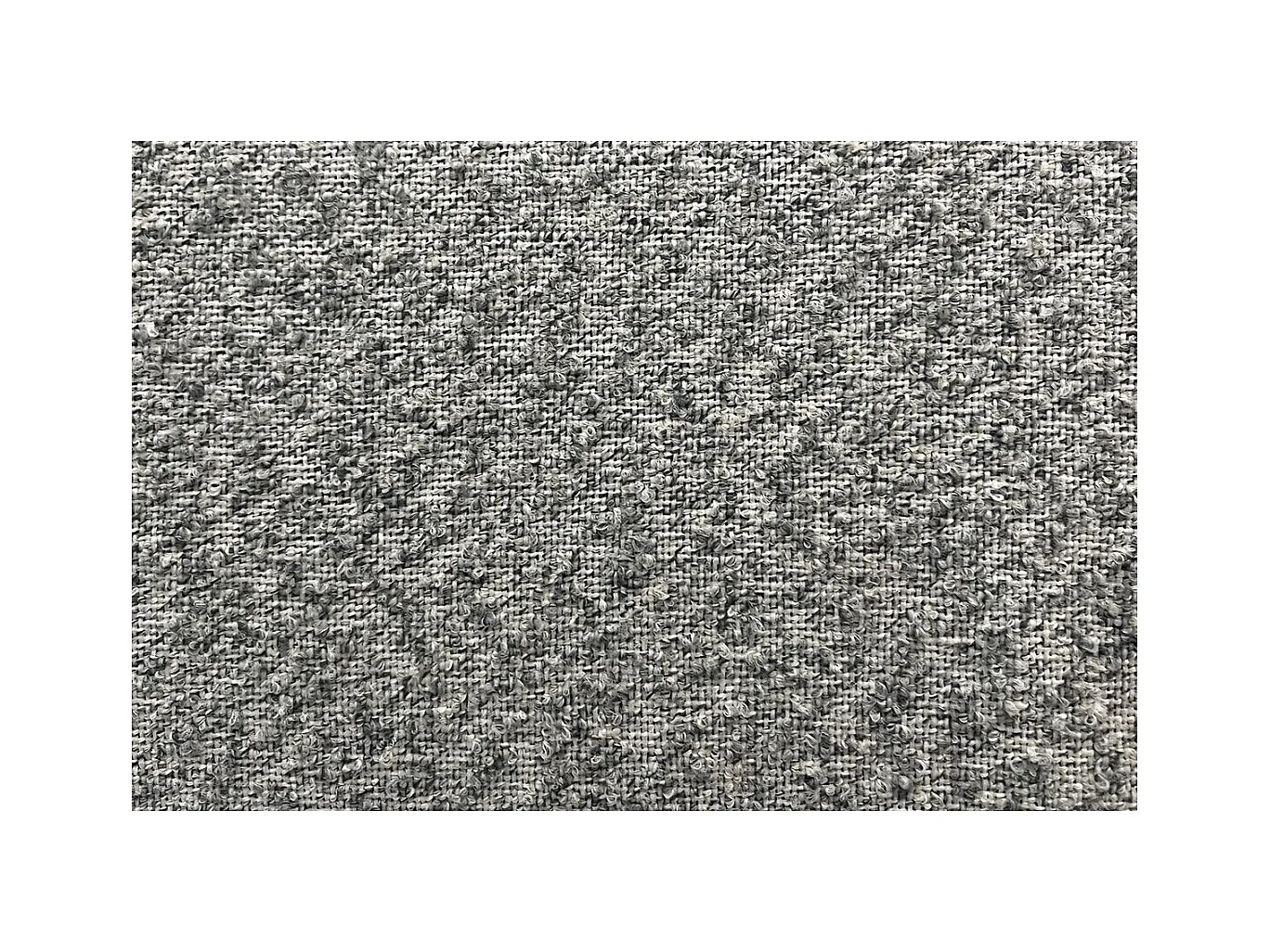 Canapé droit de jardin modulable et convertible 2 places - Tissu imperméable - Beige clair