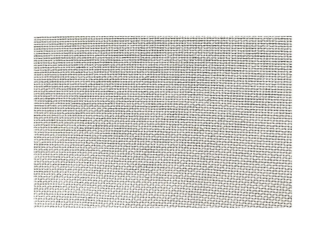 Canapé droit de jardin modulable et convertible 4 places - Tissu imperméable - Gris