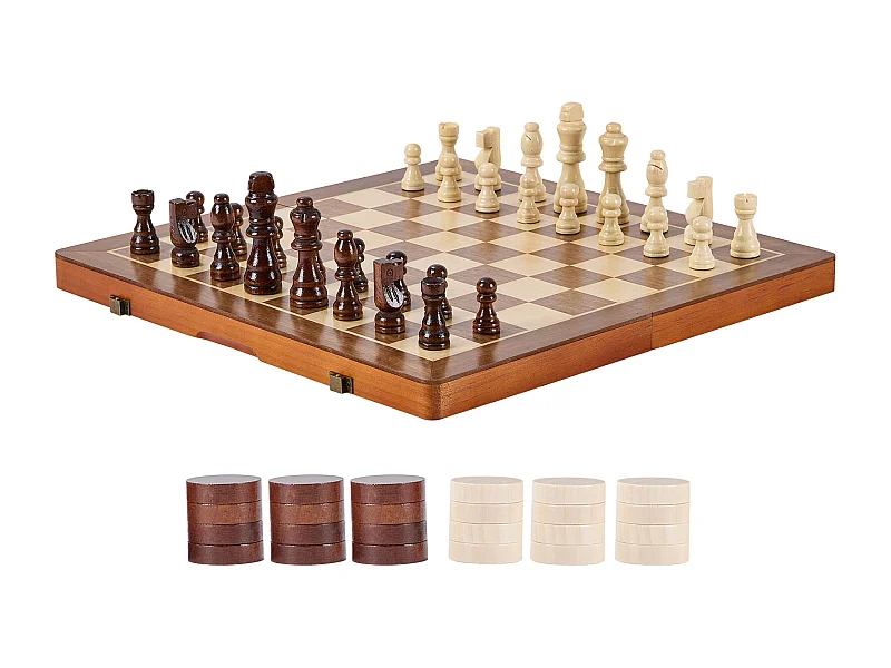 Magnetisches Schachspiel SucceBuy, 38 cm,Tragbares Reise-Set für Professionelle Anfänger-Turniere