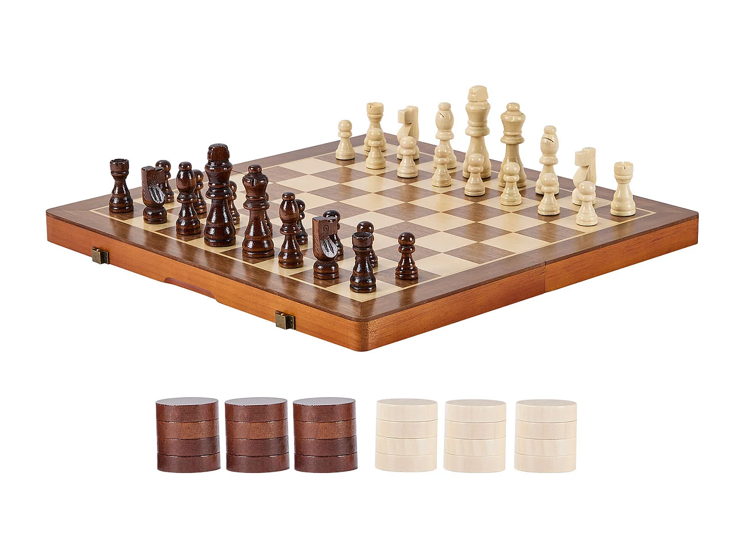 Set di Scacchi Magnetico SucceBuy, 38 cm, Set da Viaggio Portatile, per Tornei Pprofessionali per Principianti