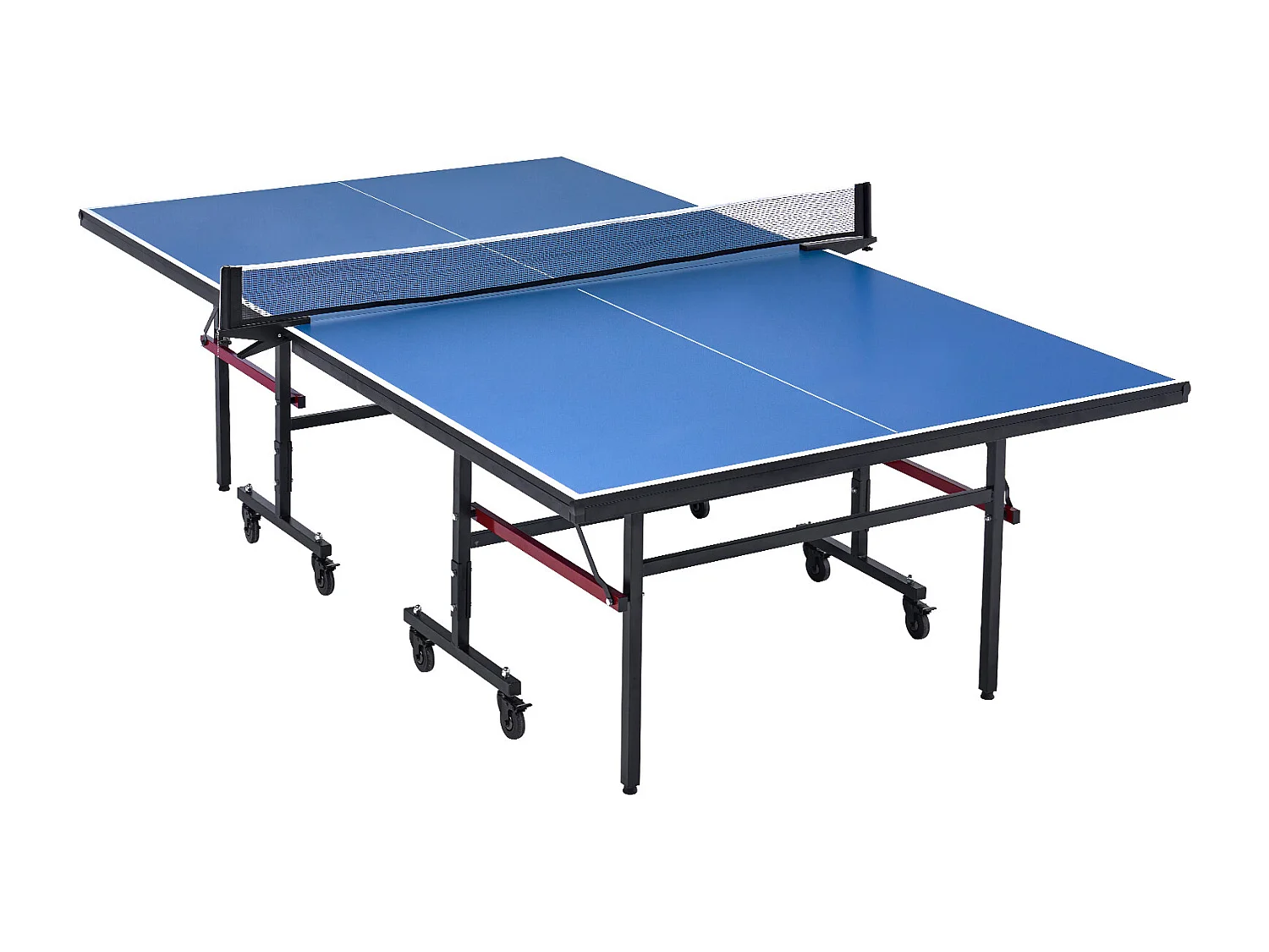 Table de Ping-Pong SucceBuy, Table de Ping-Pong Pliable avec Filet de Serrage, Utilisation en Intérieur