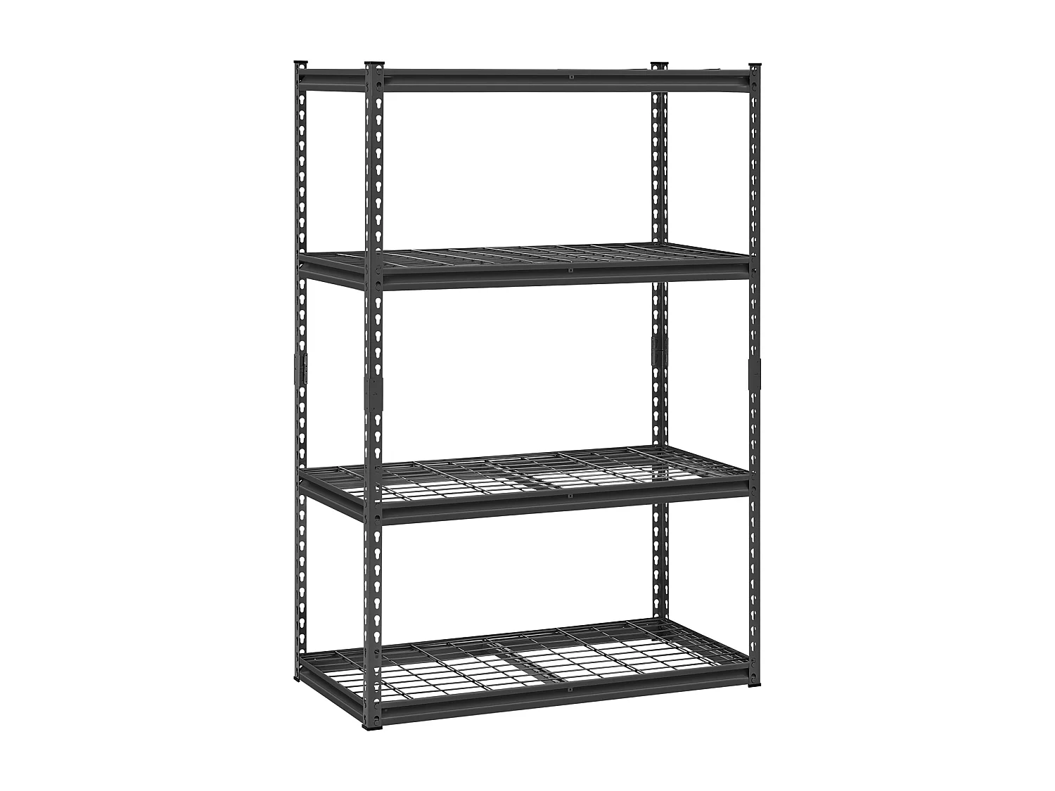 Sterke Verstelbare Opbergplanken SucceBuy met 4 Niveaus, 1088 kg, van SPCC-Koolstofstaal, voor Keukens, Garages