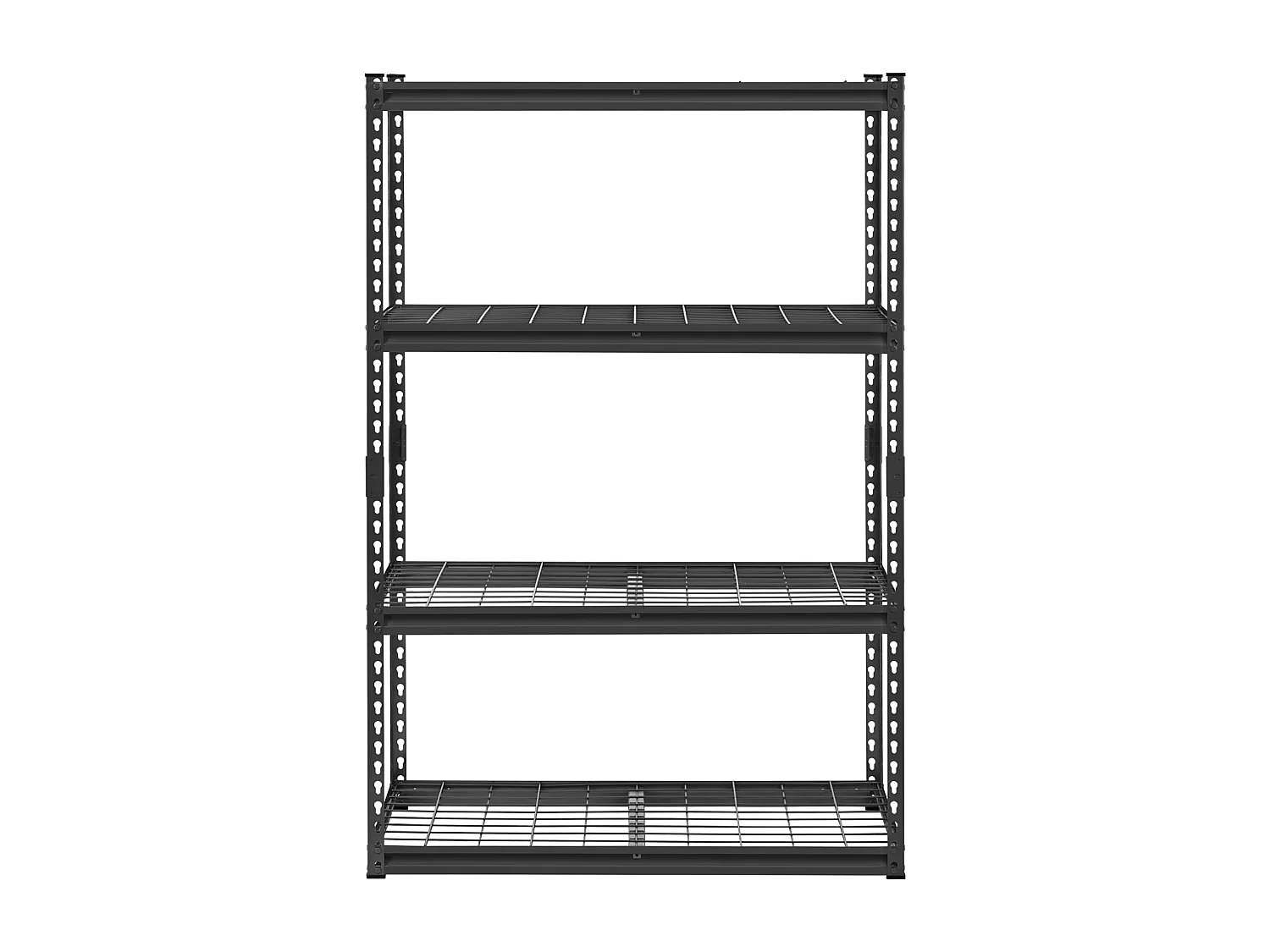 Sterke Verstelbare Opbergplanken SucceBuy met 4 Niveaus, 1088 kg, van SPCC-Koolstofstaal, voor Keukens, Garages