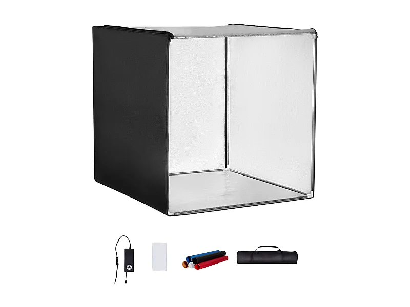 Boîte à Lumière Studio Photo SucceBuy, 100x100 cm, 5600 K, 210 Lumières LED