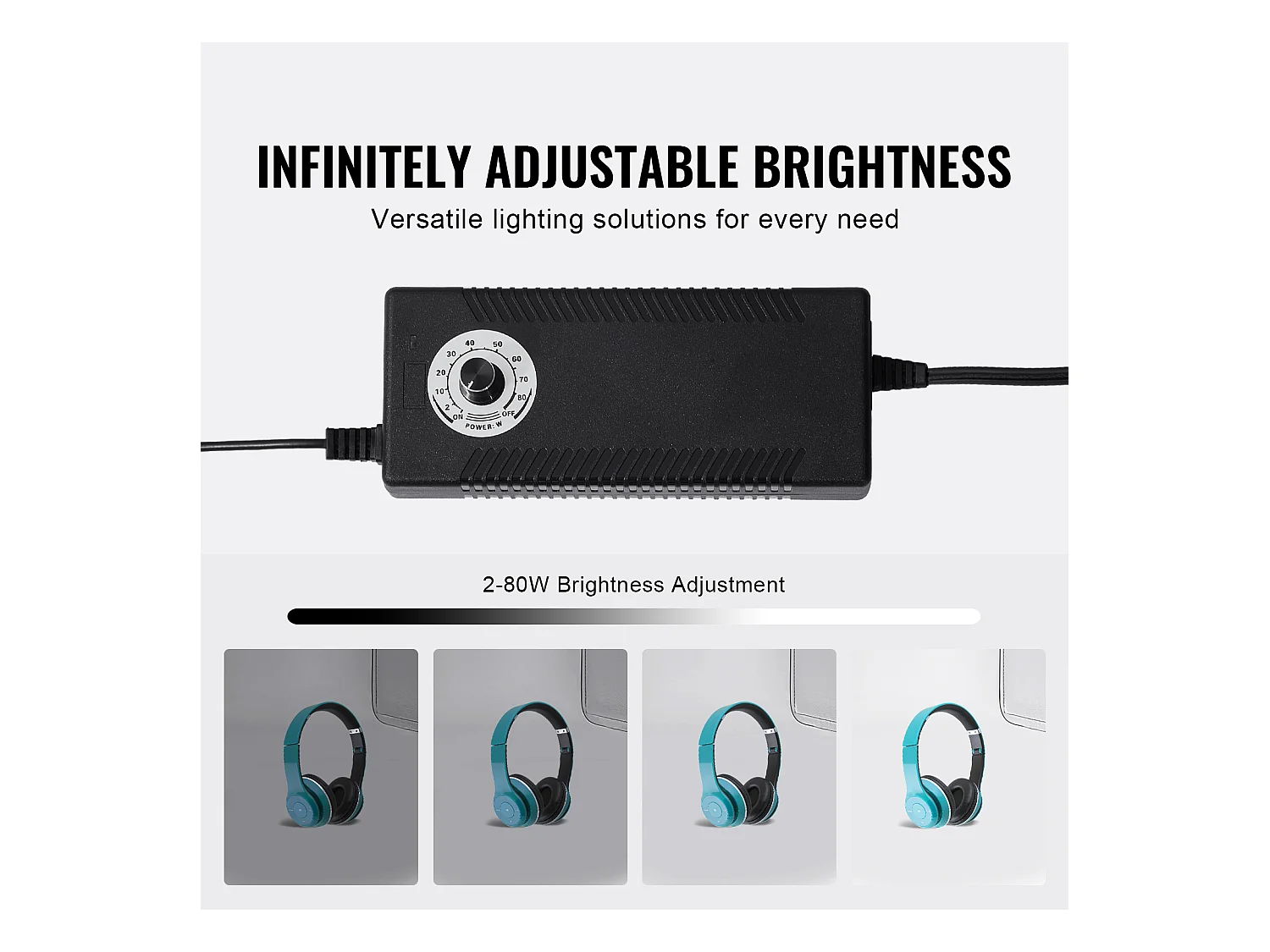 Boîte à Lumière Studio Photo SucceBuy, 100x100 cm, 5600 K, 210 Lumières LED