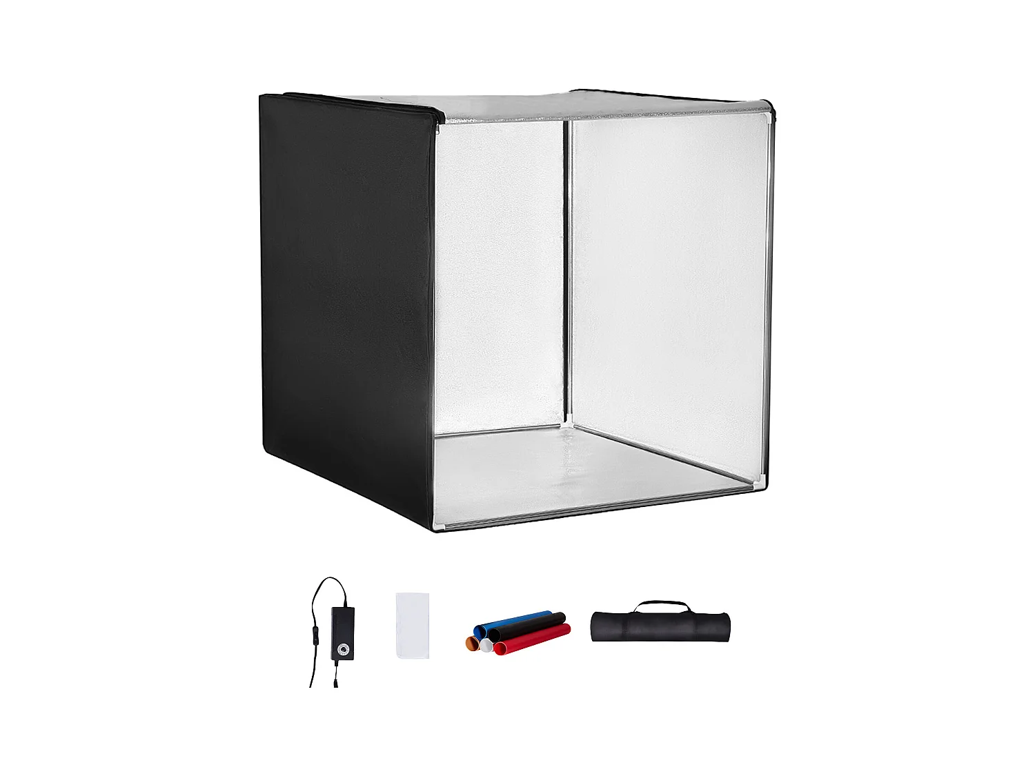 Boîte à Lumière Studio Photo SucceBuy, 81,5x81,5 cm, 5600 K, 210 Lumières LED