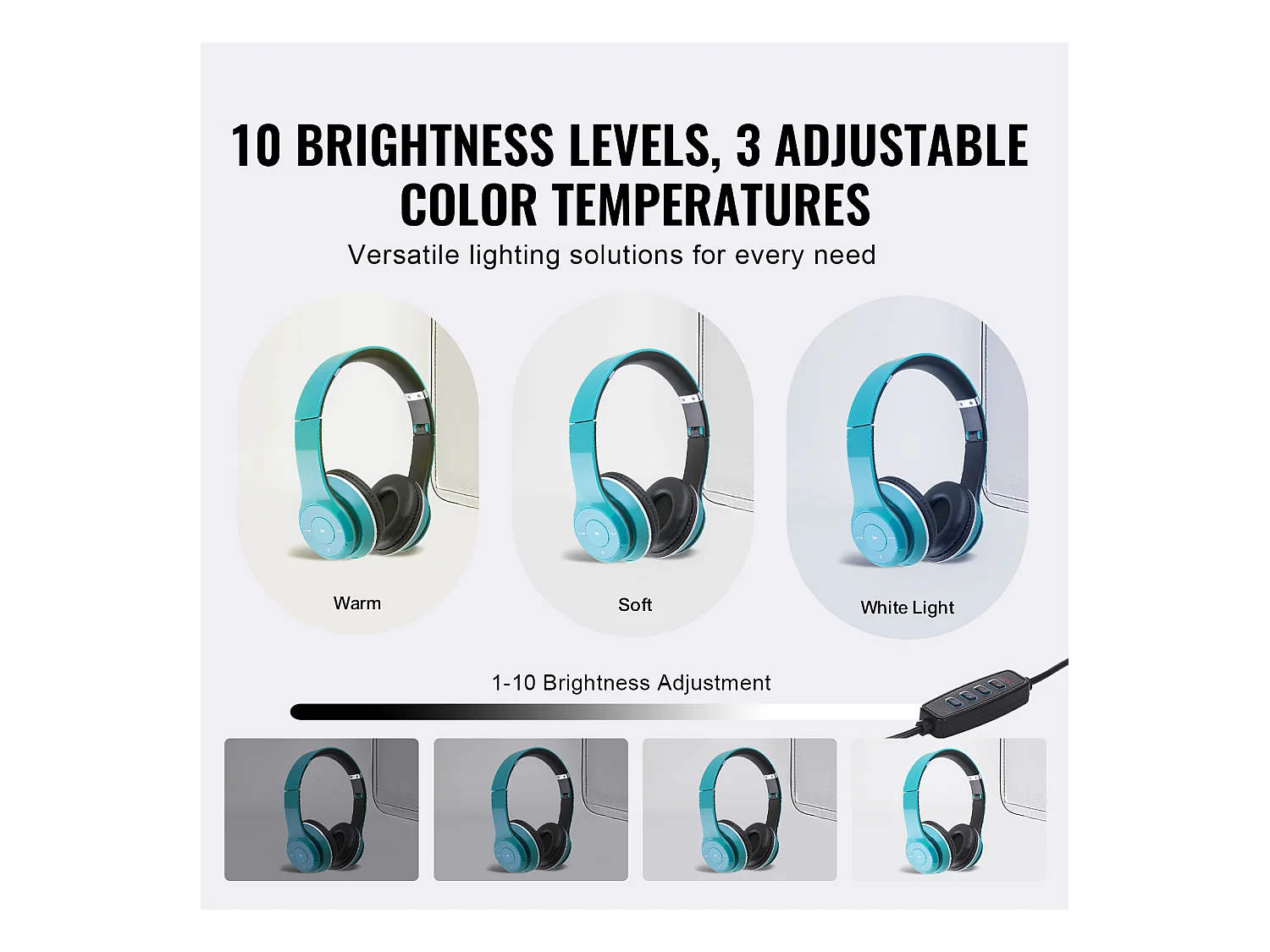 Boîte à Lumière Studio Photo SucceBuy, 41x40x39 cm, 3000 - 5600 K, 6 Toiles de Fond