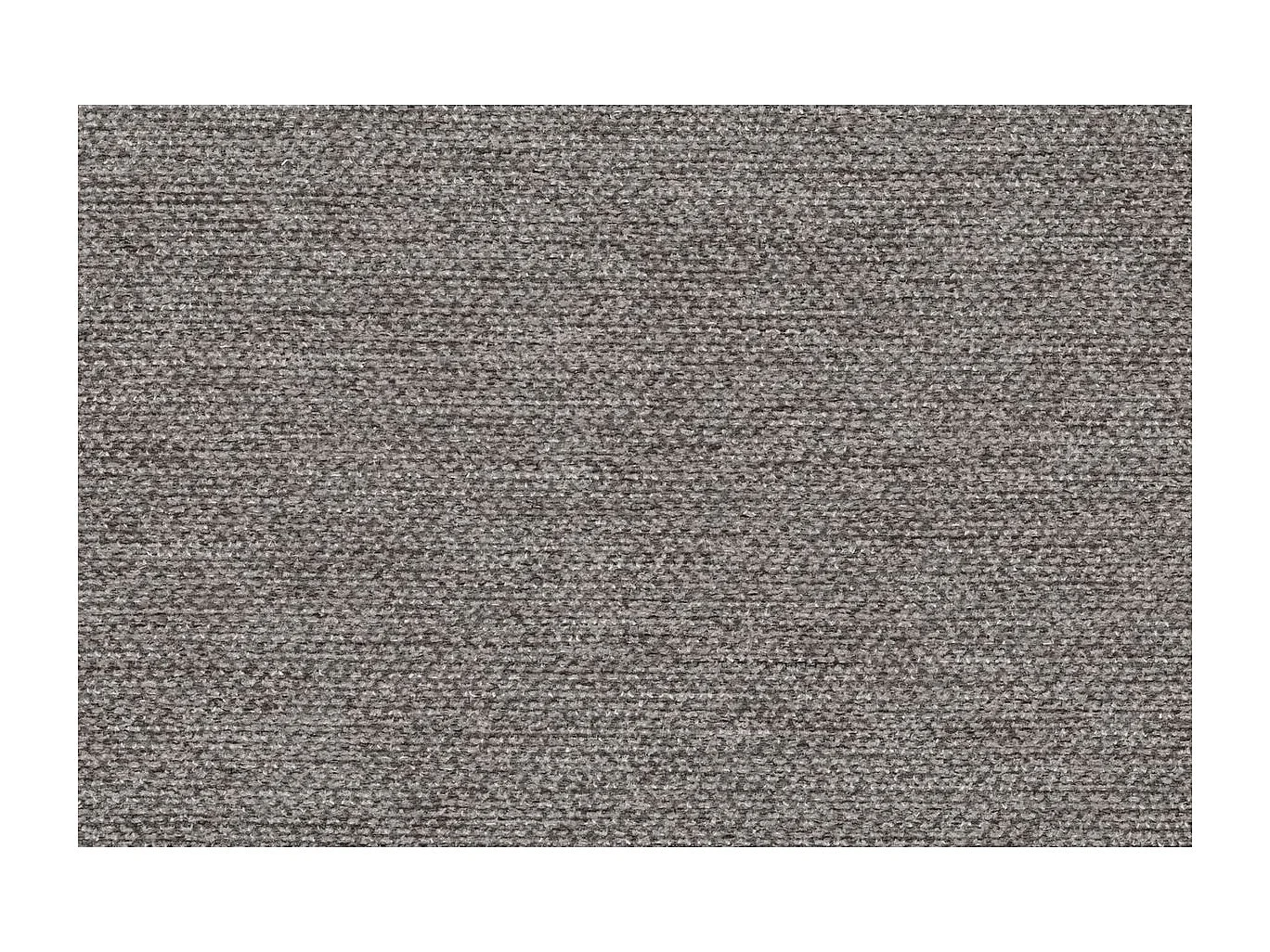 Canapé d'angle modulable et convertible 6 places - Tissu lisse - Gris
