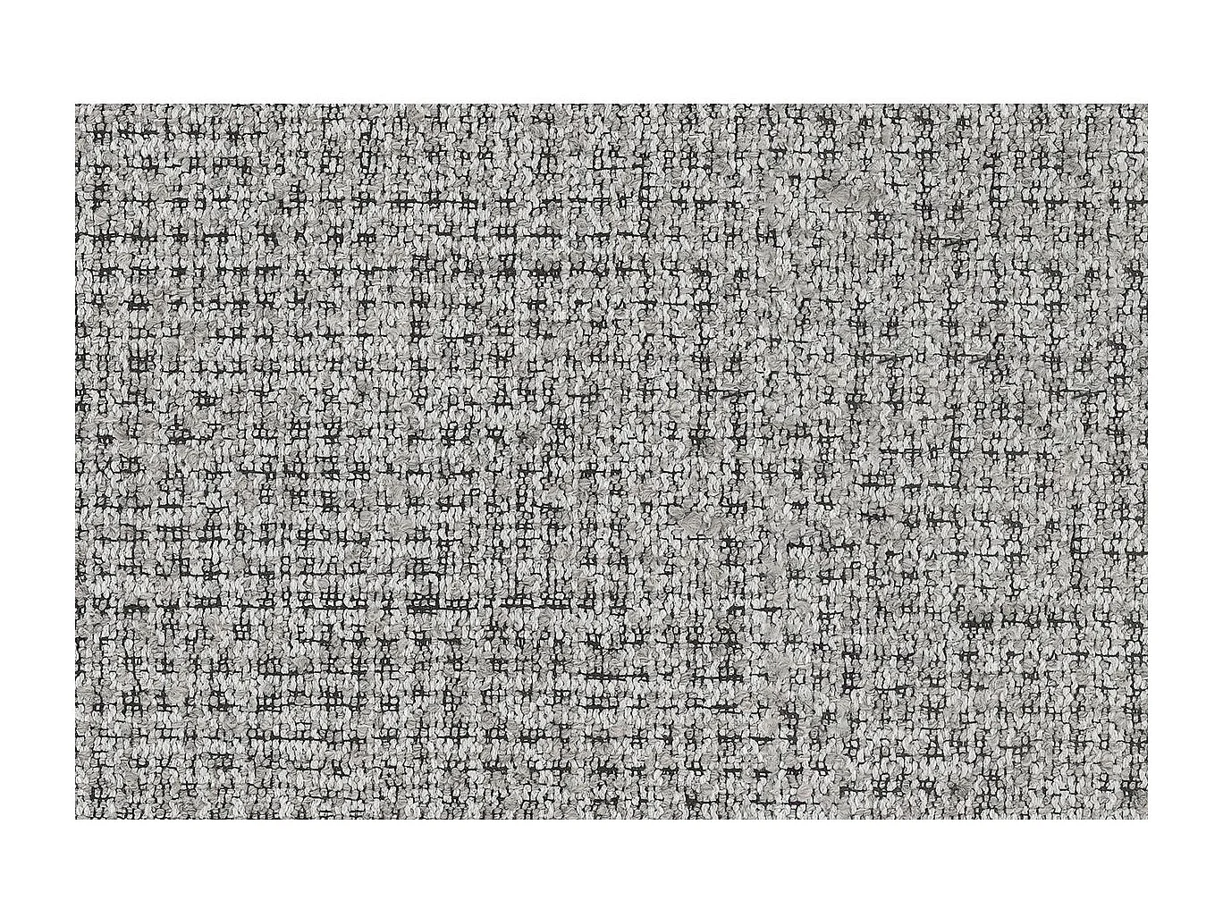 Canapé droit modulable et convertible 3 places - Tissu tweed - Gris