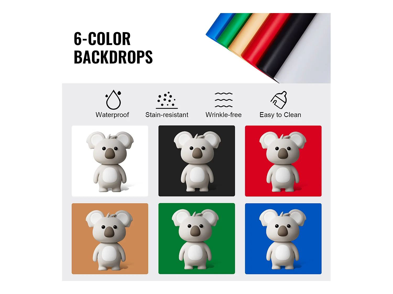 Boîte à Lumière Studio Photo SucceBuy, 60x60 cm, Températures Réglables de 3000 à 5600 K