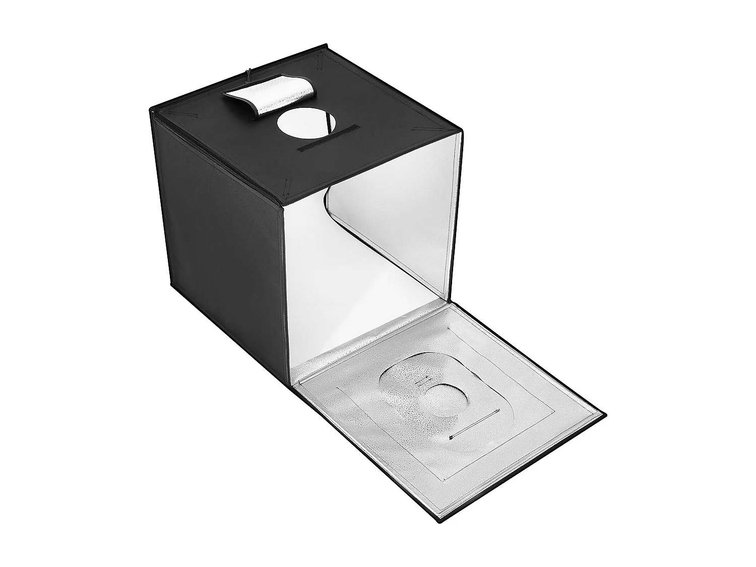 Boîte à Lumière Studio Photo SucceBuy, 60x60 cm, Températures Réglables de 3000 à 5600 K