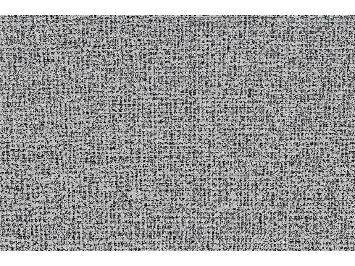 Canapé droit modulable et convertible 2 places - Tissu tweed - Gris