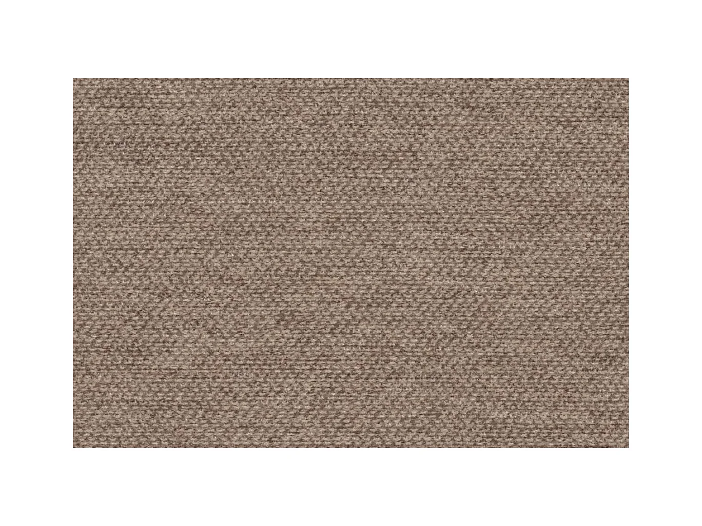 Canapé droit modulable et convertible 2 places - Tissu lisse - Marron
