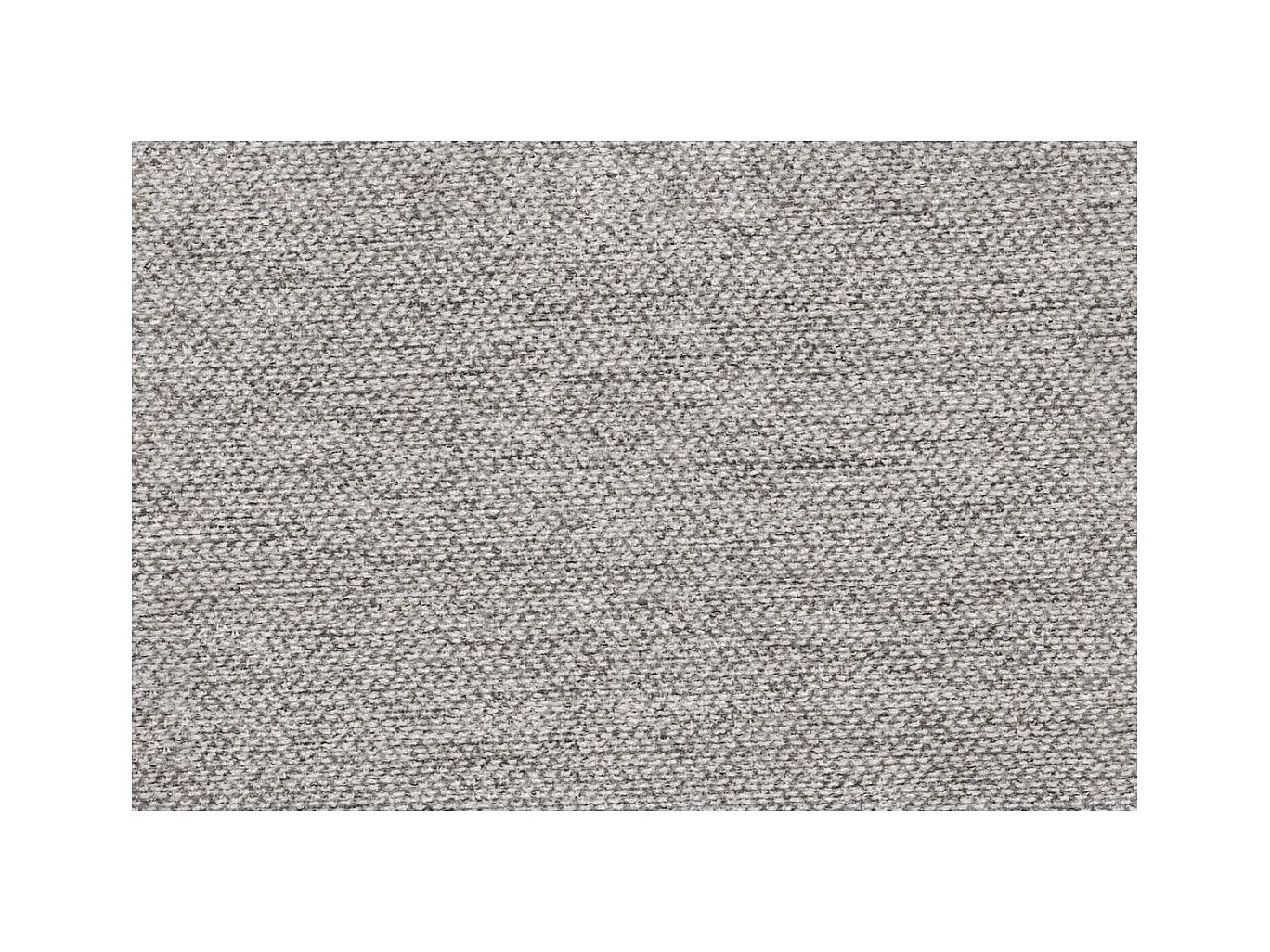 Canapé droit modulable et convertible 4 places - Tissu lisse - Gris clair