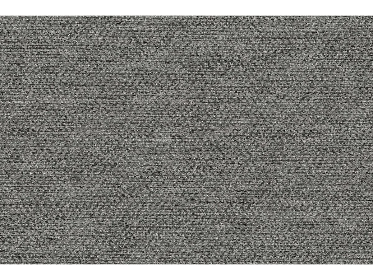 Canapé droit modulable et convertible 2 places - Tissu lisse - Gris
