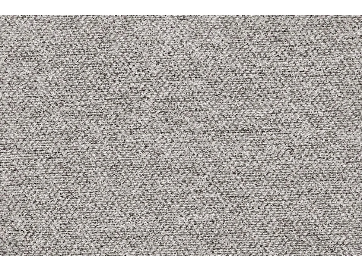 Canapé droit modulable et convertible 3 places - Tissu lisse - Gris clair