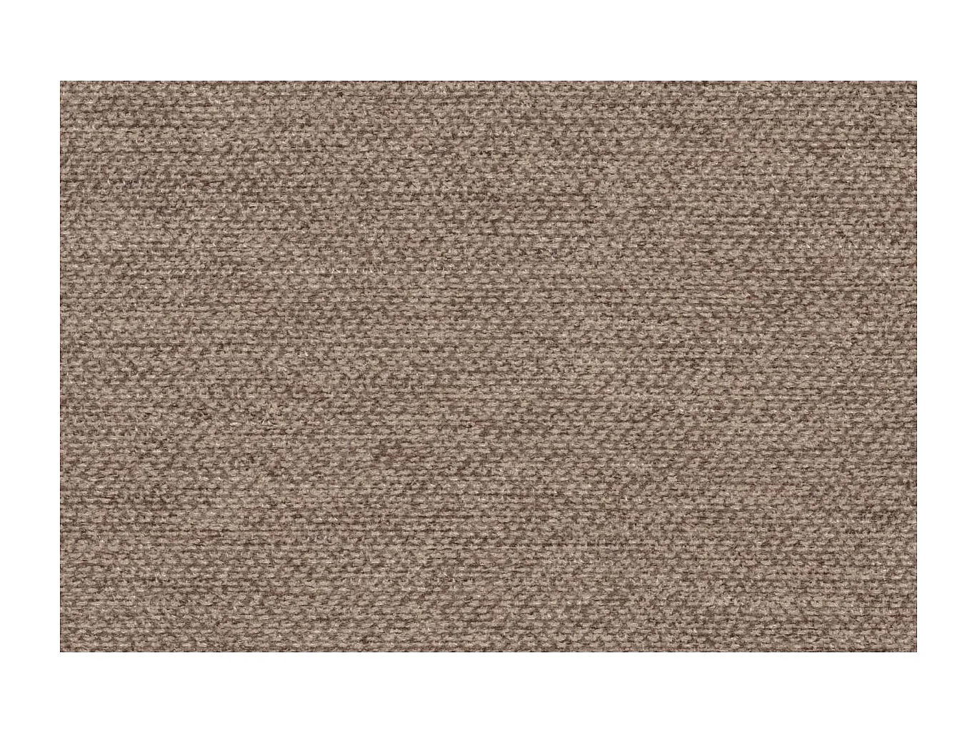 Canapé droit modulable et convertible 3 places - Tissu lisse - Marron