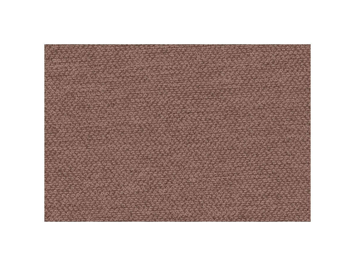 Canapé droit modulable et convertible 2 places - Tissu lisse - Terracotta
