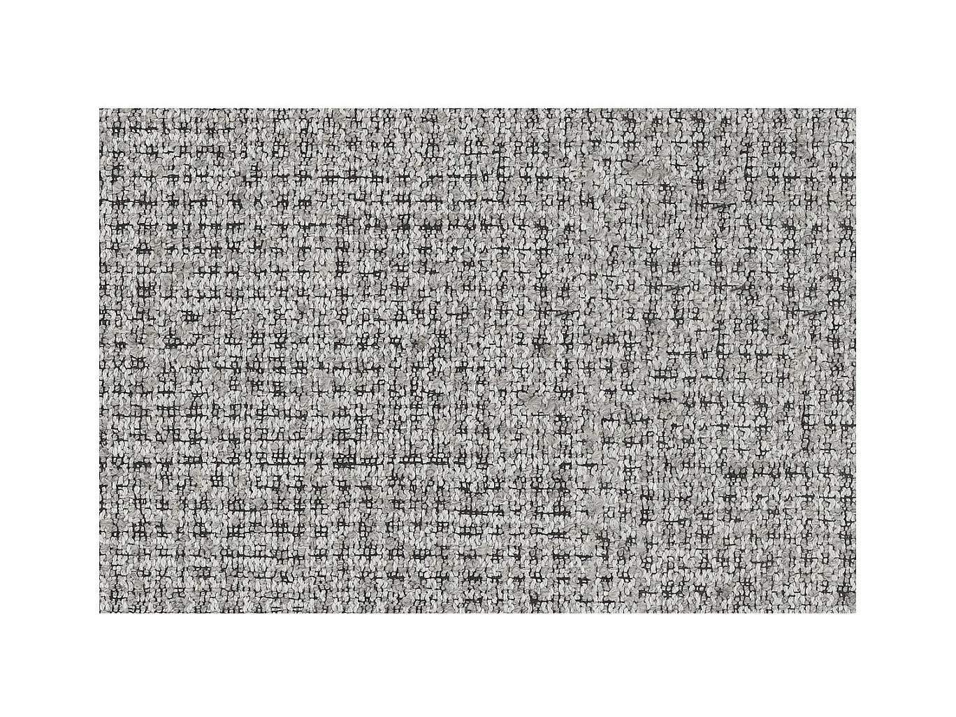 Canapé droit modulable et convertible 3 places - Tissu tweed - Gris