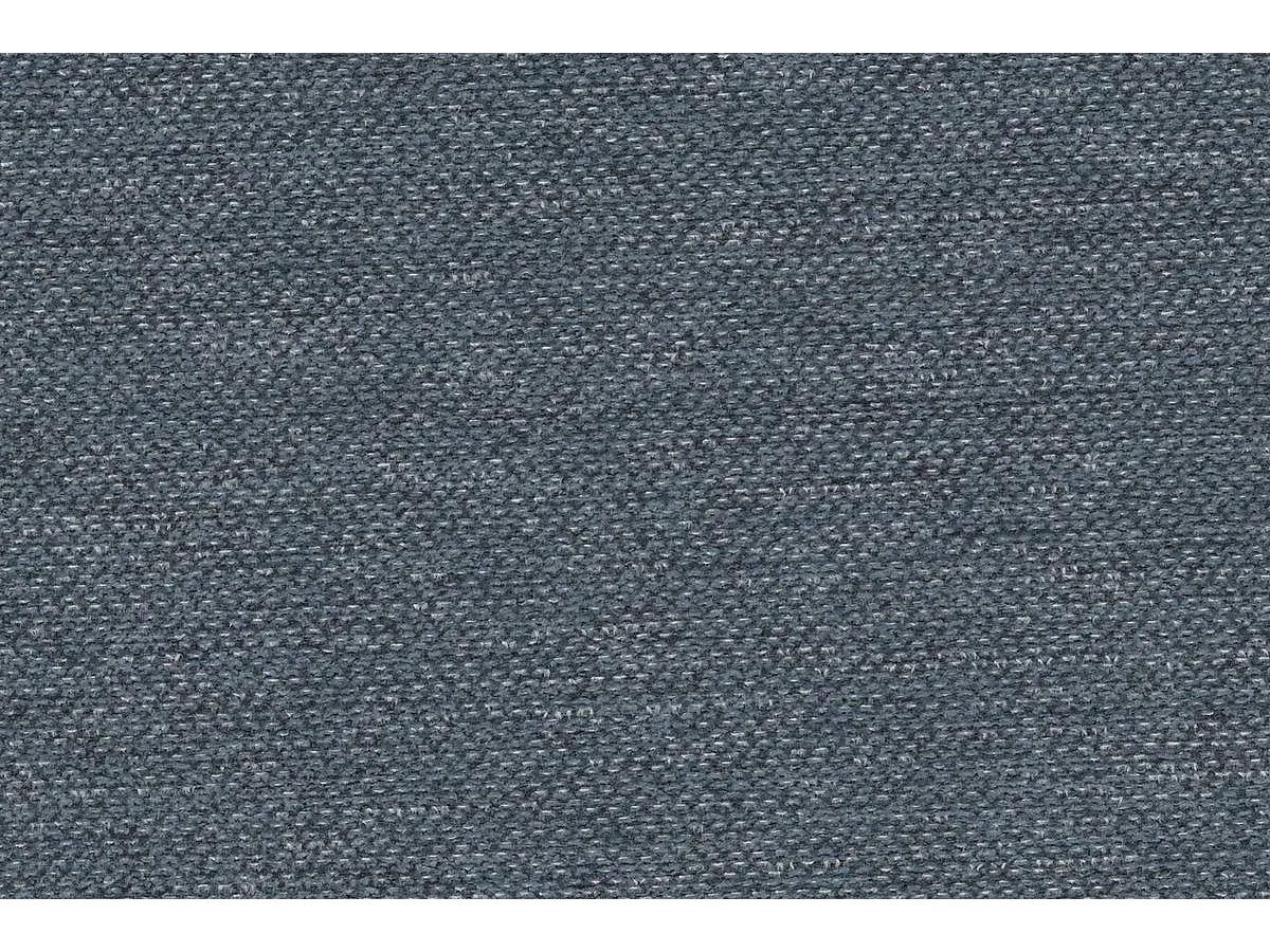 Canapé droit modulable et convertible 3 places - Tissu lisse - Bleu