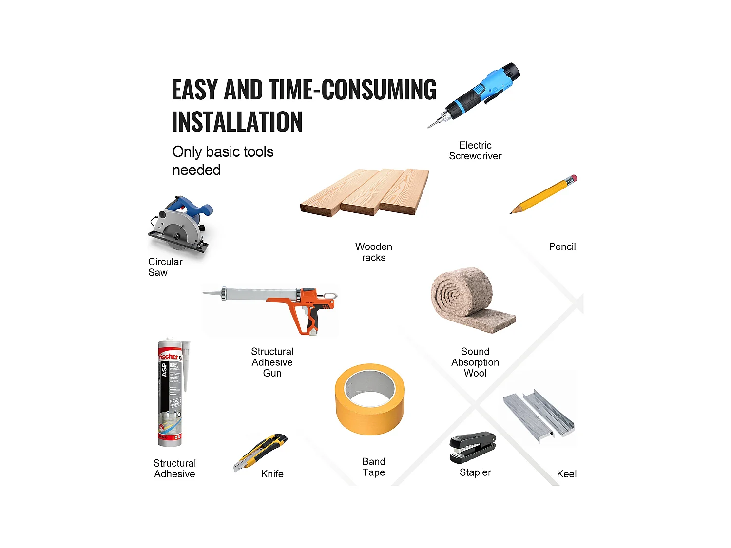 Panneaux Acoustiques à Lattes SucceBuy de Bois, 20 x 240 cm, pour Décoration Murale,  avec Indice NRC Élevé de 0,85 et une Certification Acoustique SGS, Noyer