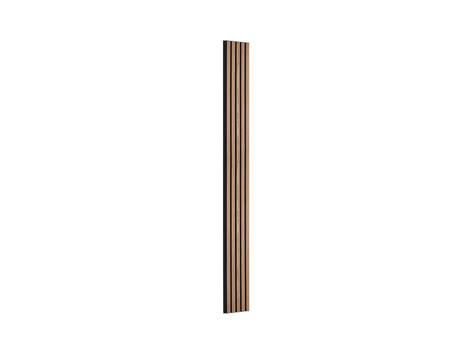 Panneaux Acoustiques à Lattes SucceBuy de Bois, 20 x 240 cm, pour Décoration Murale,  avec Indice NRC Élevé de 0,85 et une Certification Acoustique SGS, Noyer