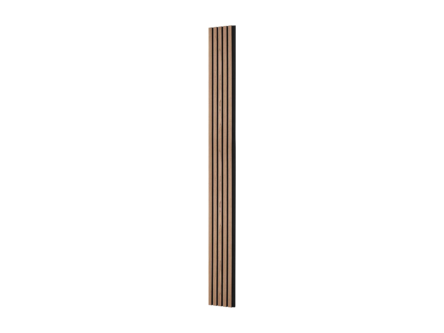 Panneaux Acoustiques à Lattes SucceBuy de Bois, 20 x 240 cm, pour Décoration Murale,  avec Indice NRC Élevé de 0,85 et une Certification Acoustique SGS, Noyer