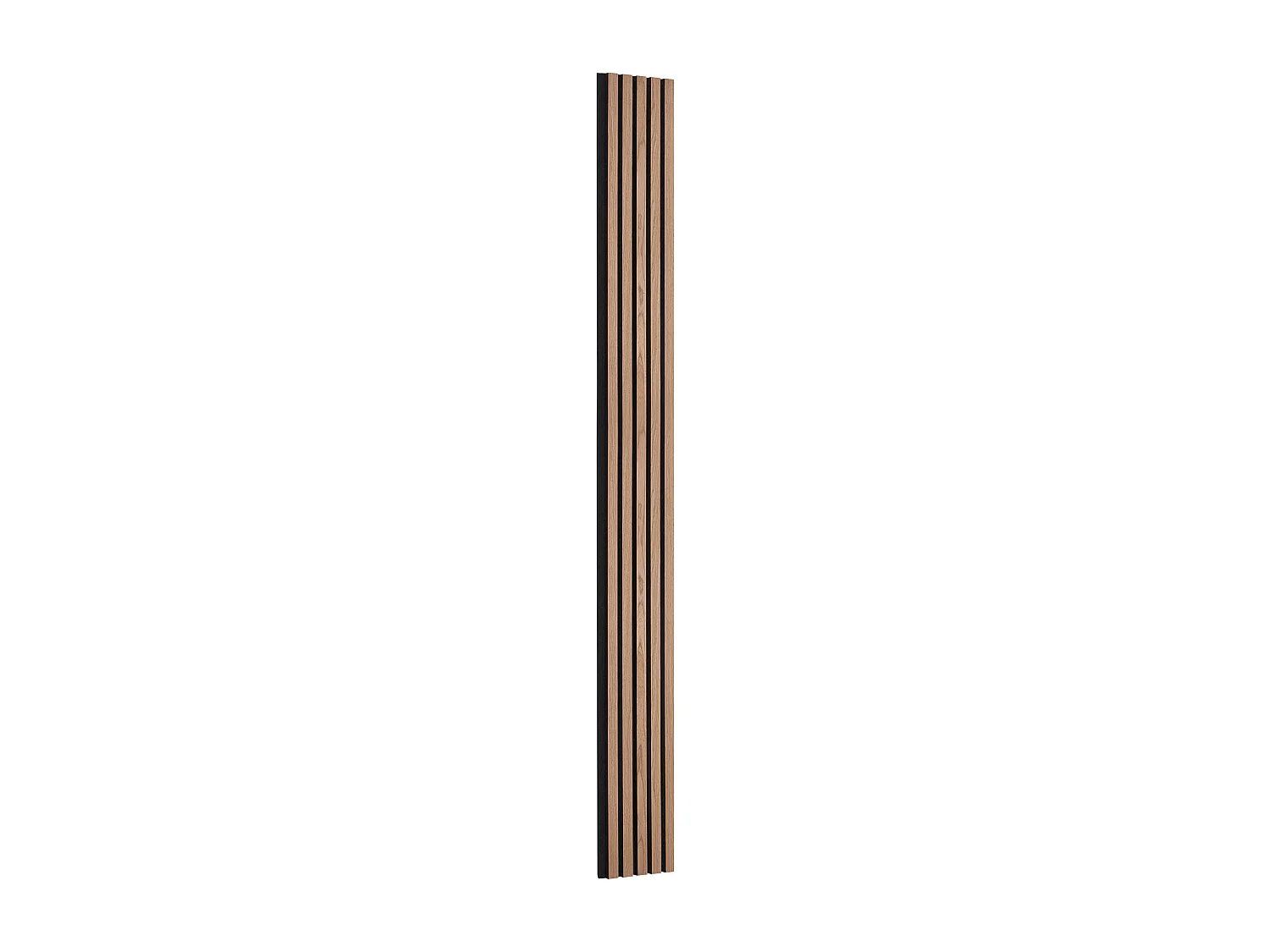 Panneaux Acoustiques à Lattes SucceBuy de Bois, 20 x 240 cm, pour Décoration Murale,  avec Indice NRC Élevé de 0,85 et une Certification Acoustique SGS, Noyer