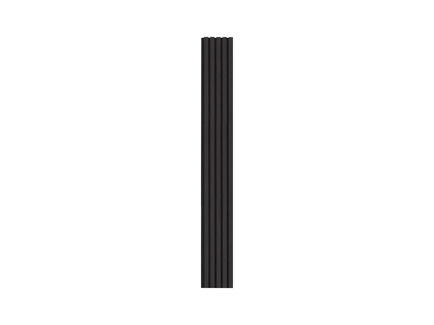 Pannelli Acustici da Parete SucceBuy, 20 x 240 cm, per Decorazione Murale, con Elevato Indice NRC di 0,85 e Certificazione Acustica SGS, in Rovere Nero