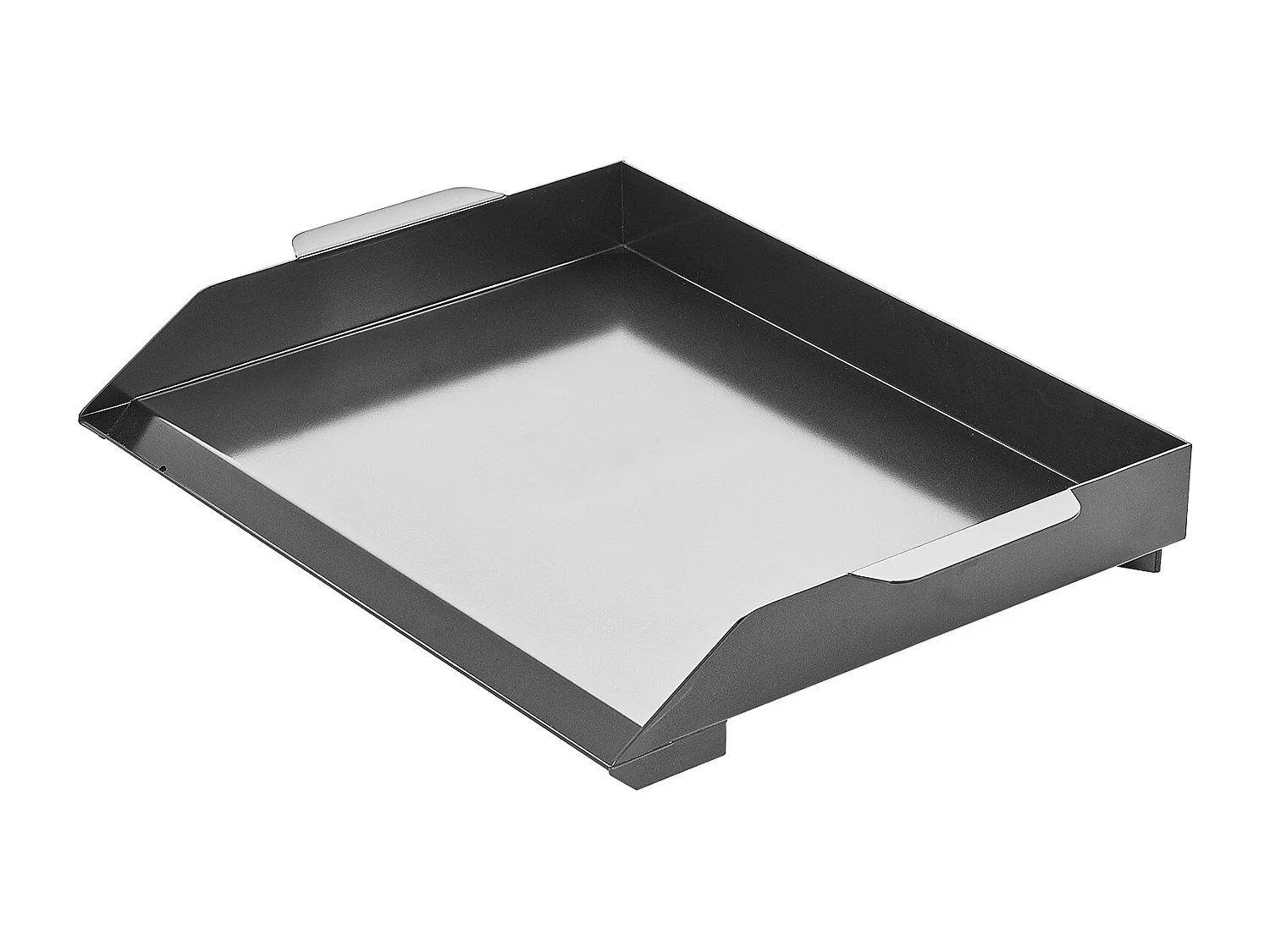Plaque de Grill, SucceBuy Plaque de Cuisson en Acier au Carbone, 50.2 x 37 cm, Ustensile de Cuisine Portable à Gaz pour Barbecue, Idéale pour Camping, Noire
