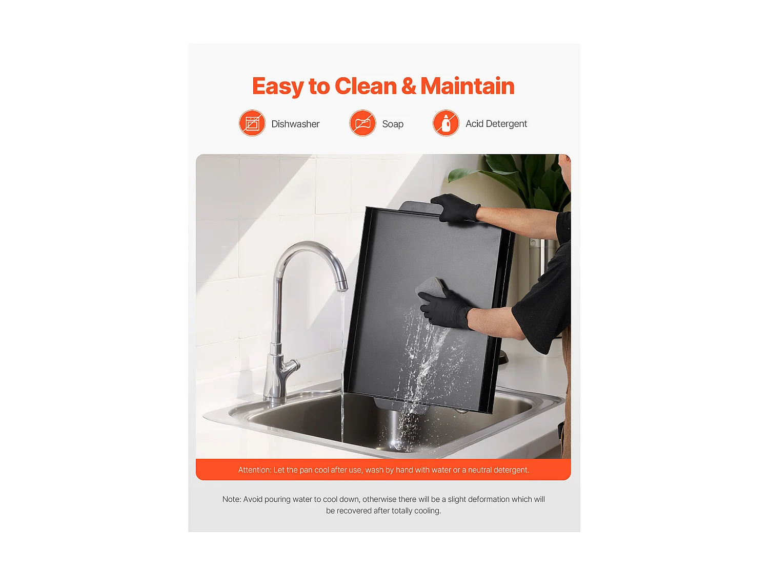 Plaque de Grill, SucceBuy Plaque de Cuisson en Acier au Carbone, 50.2 x 37 cm, Ustensile de Cuisine Portable à Gaz pour Barbecue, Idéale pour Camping, Noire