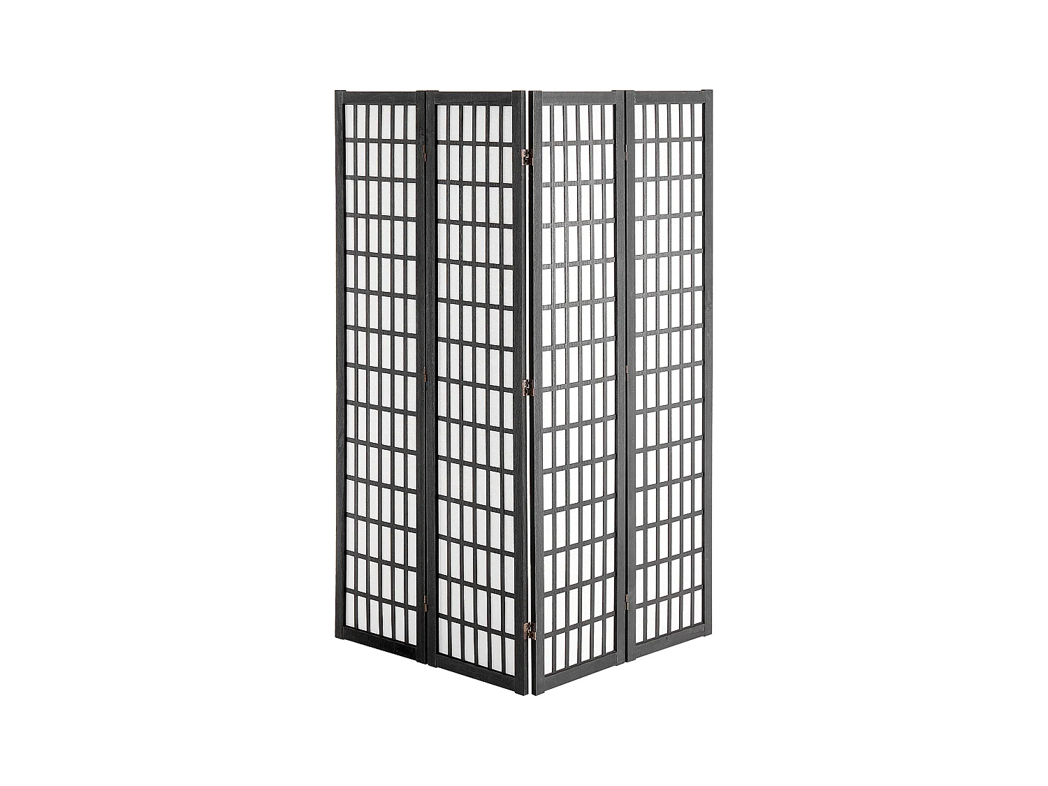 Scheidingswand SucceBuy, Japanse Scheidingswand met 4 Panelen, Draagbare Japanse Scheidingswand, 360° Draaibaar, 162 x 170 x 1,9 cm, voor Het Scheiden van Ruimtes