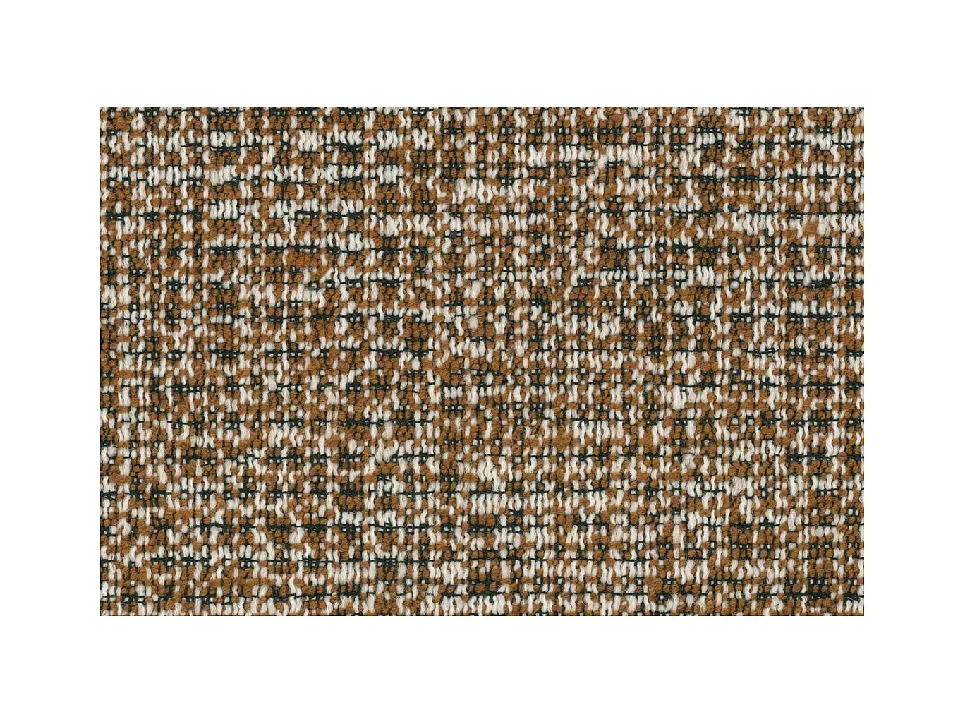 Fauteuil modulable et convertible - Tissu tweed - Marron