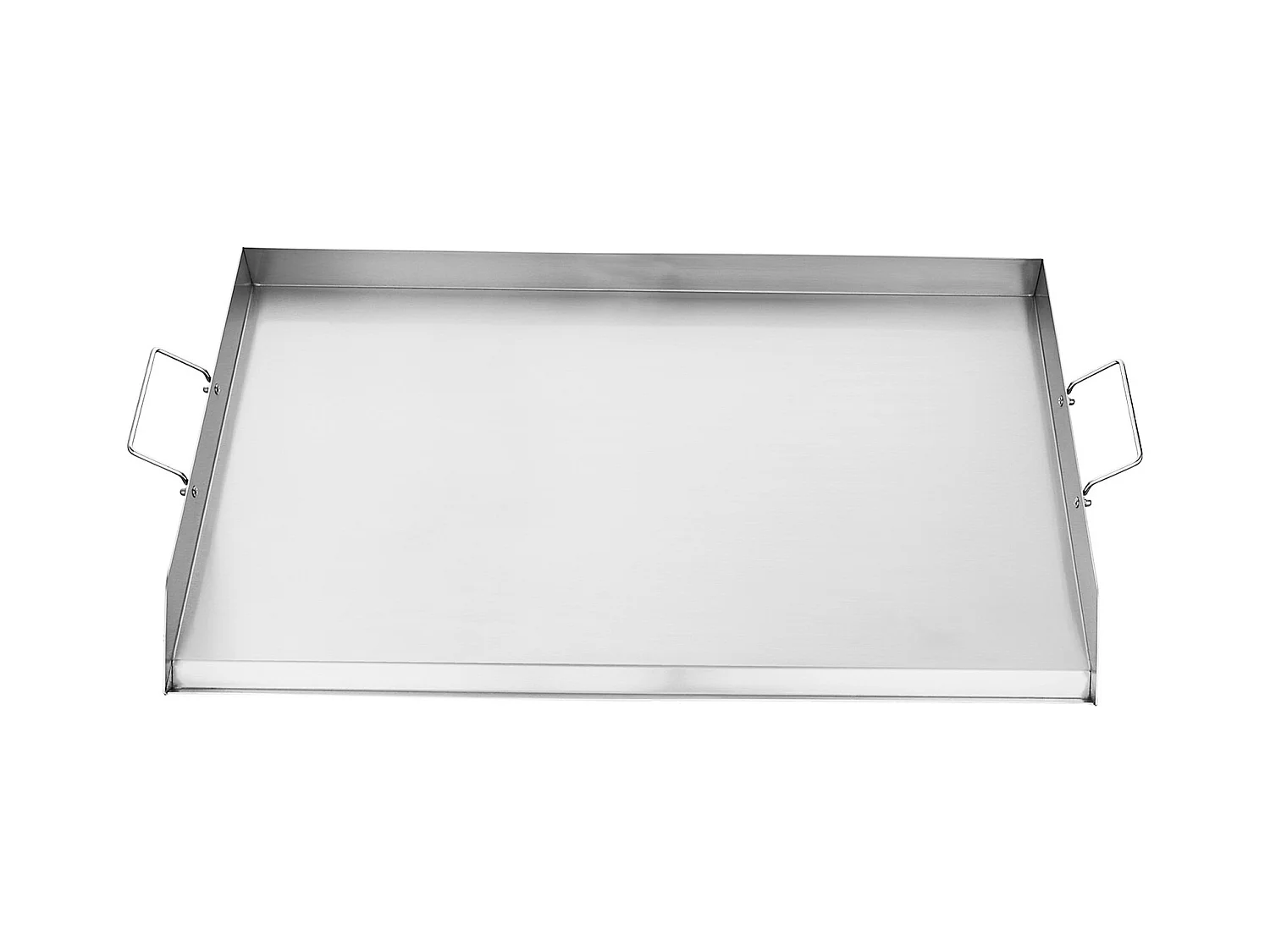 Plaque de Gril, SucceBuy Plaque de Cuisson en Acier Inoxydable pour Barbecue 910 x 525 mm