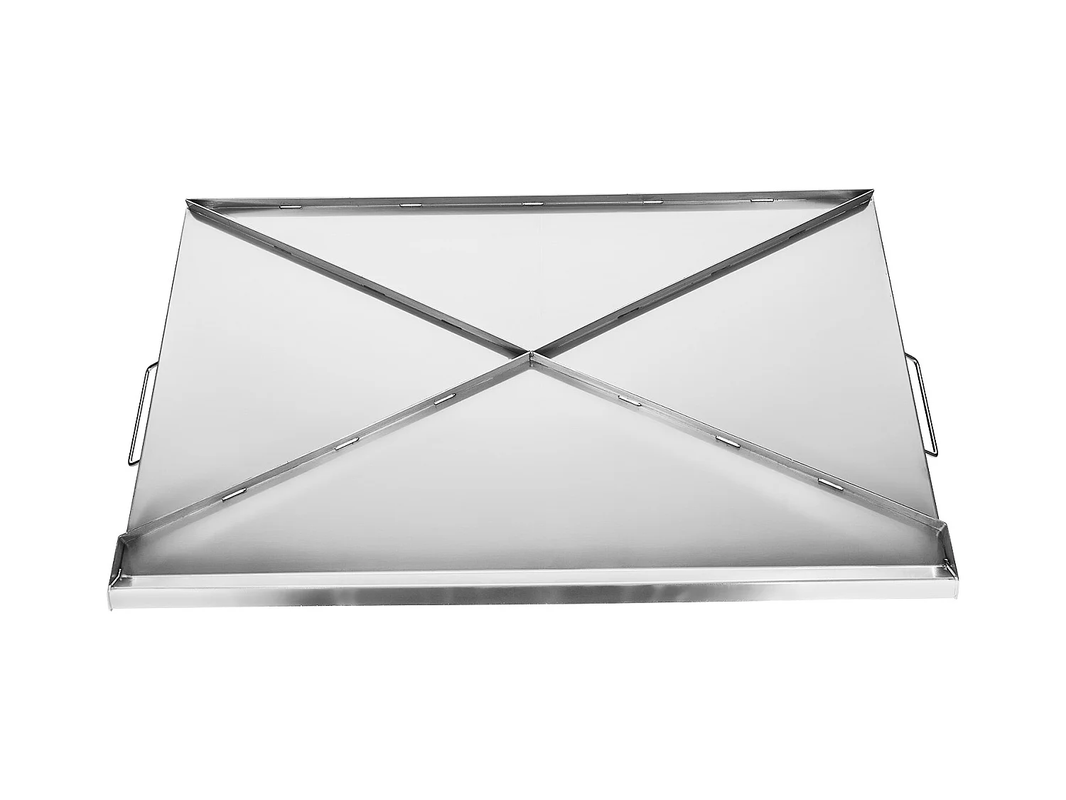 Plaque de Gril, SucceBuy Plaque de Cuisson en Acier Inoxydable pour Barbecue 910 x 525 mm