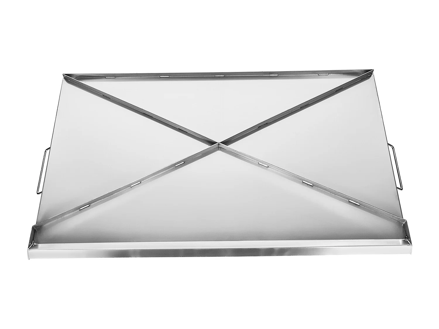 Plaque de Gril, SucceBuy Plaque de Cuisson en Acier Inoxydable pour Barbecue 910 x 525 mm