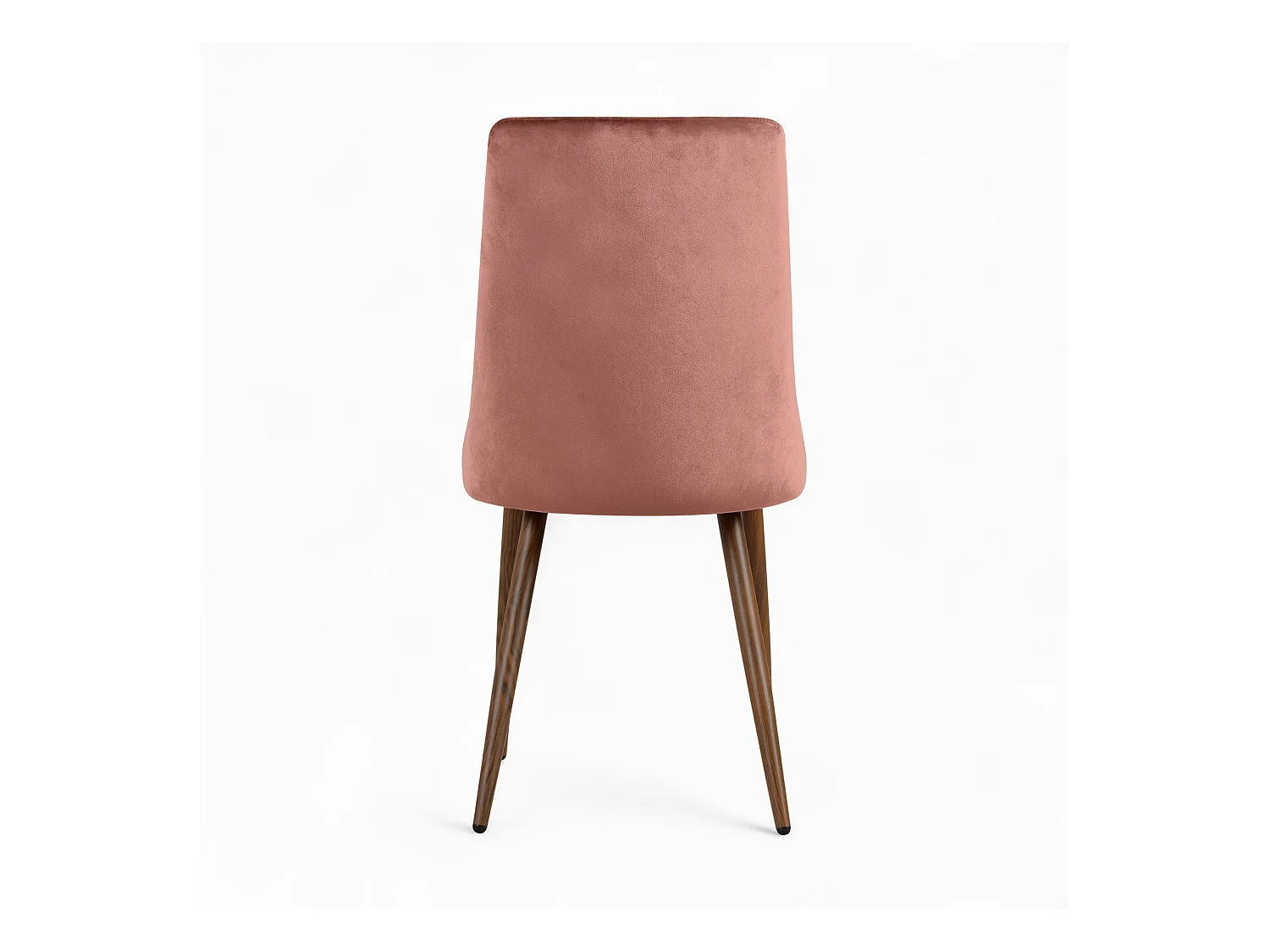 Pack 4 chaises en velours bleu et rose - Vinni