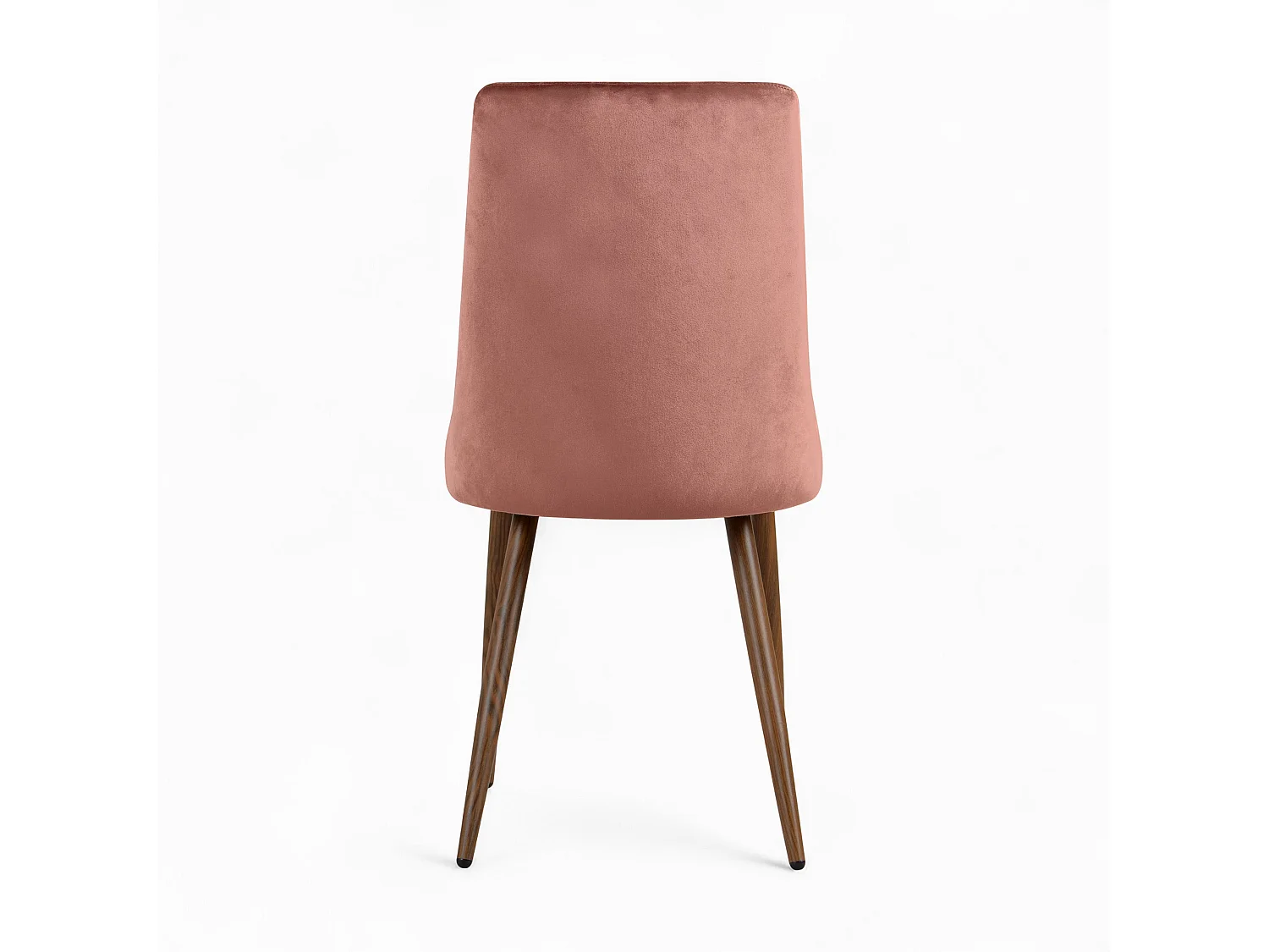 4er-Set 4 Stühle aus blauem und rosa Samt - Vinni