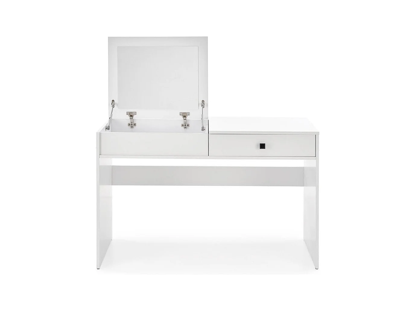 Coiffeuse moderne blanche avec miroir MARK